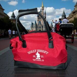 Disney Official "Walt Disney World 1971" Duffel Travel Bag Features Mickey Mouse